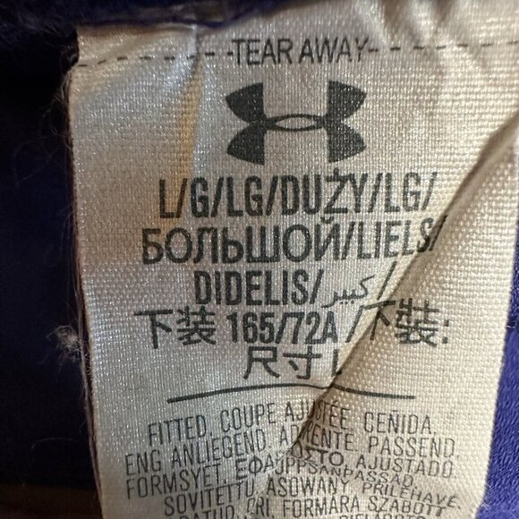 Under Armour Skirt Skort Women L Lined Pocket Pull On Blue - Picture 5 of 5